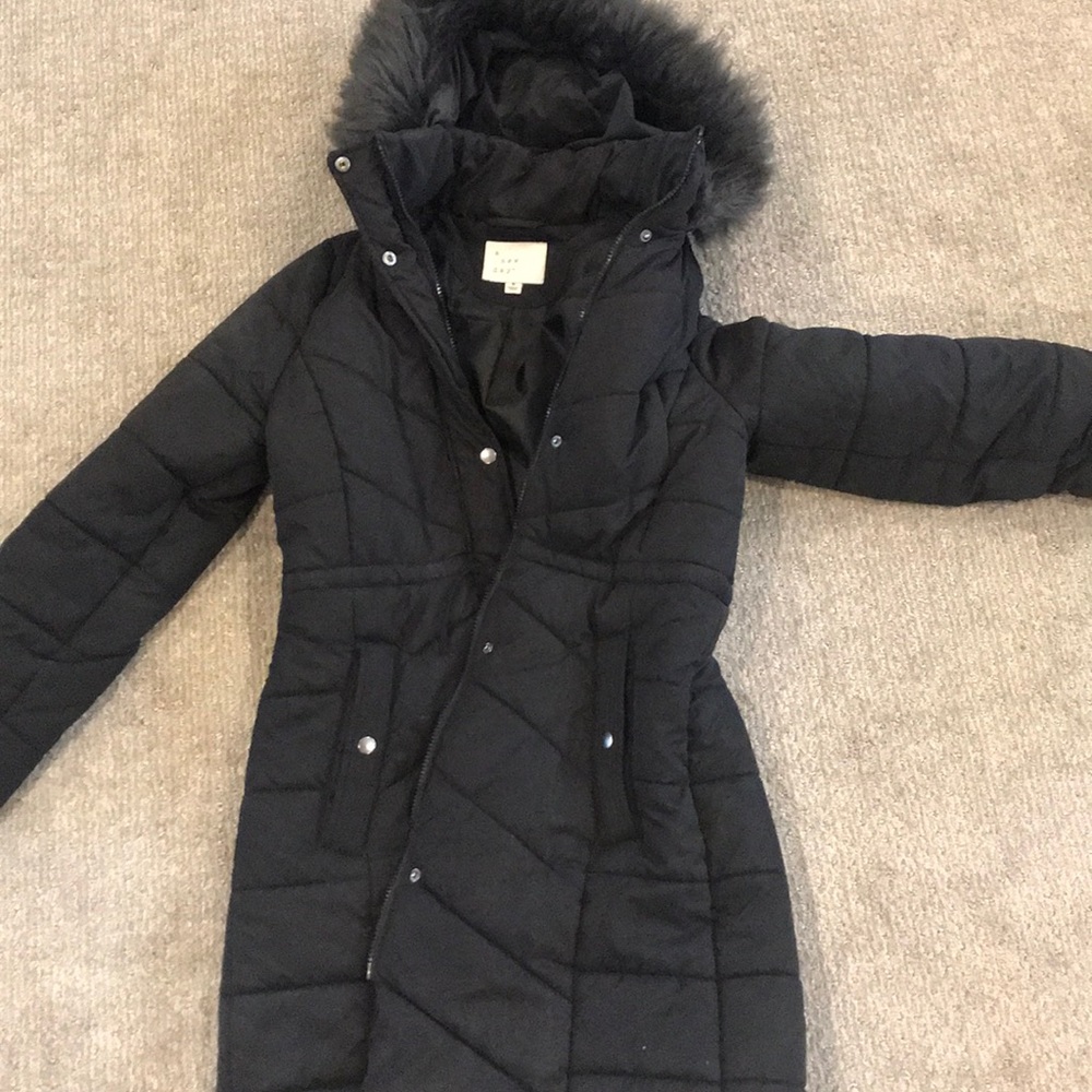 Black winter coat